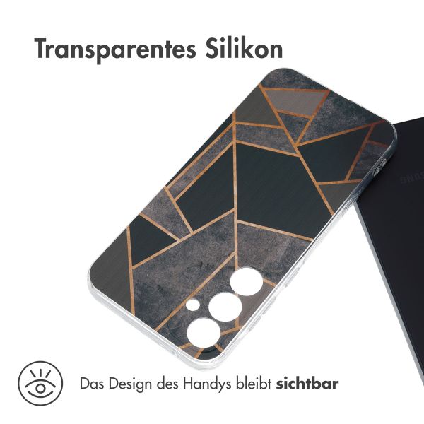 imoshion Design Hülle Samsung Galaxy A35 - Black Graphic