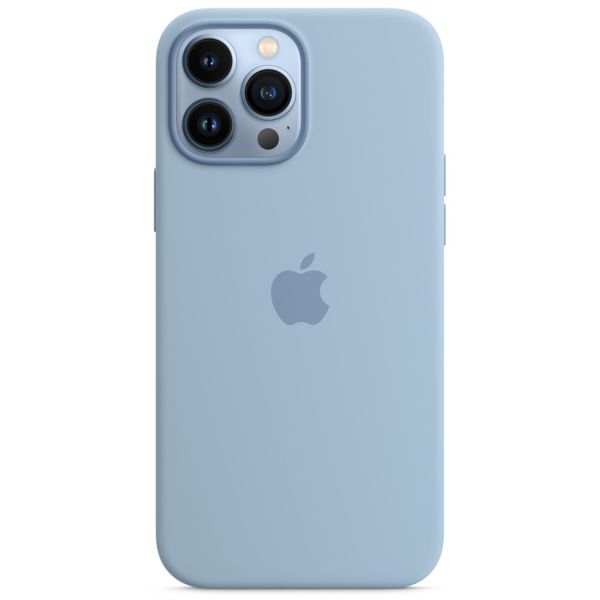 Apple Silikon-Case MagSafe für das Apple iPhone 13 Pro Max - Blue Fog