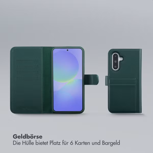 Selencia Olyn Abnehmbare Bookcase mit MagSafe Samsung Galaxy A36 - Grün