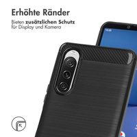 imoshion Brushed Back Cover für das Sony Xperia 10 V - Schwarz