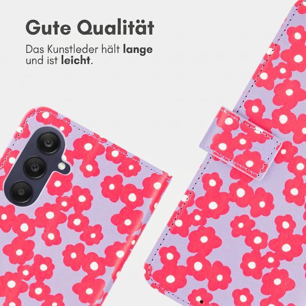 imoshion Design Klapphülle Samsung Galaxy A26 - Dusty Rose Blossoms