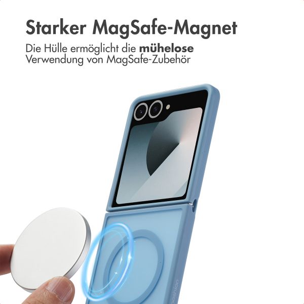 imoshion Color Guard Back Cover mit MagSafe Samsung Galaxy Z Flip 7 - Hellblau