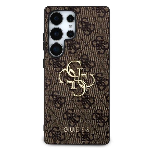 Guess 4G Metal Logo Back Cover Samsung Galaxy S25 Ultra - Braun