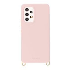 Selencia Rivièra Backcover mit MagSafe mit abnehmbaren Haken Samsung Galaxy A53 - Sorbet Pink