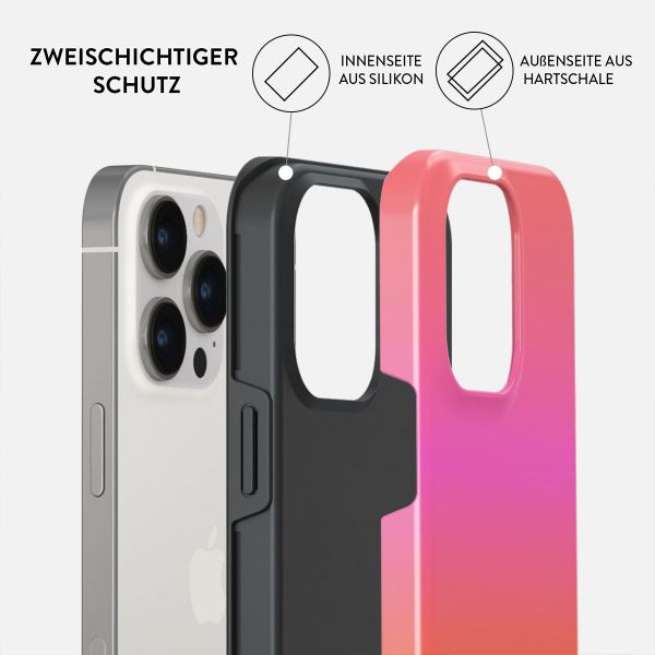 Burga Tough Back Cover für das iPhone 14 Pro Max - Sunset Club