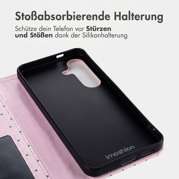 imoshion Design Klapphülle Samsung Galaxy S25 - Happy Dots