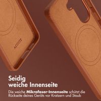 Accezz MagSafe Leather Backcover Samsung Galaxy S26 - Sienna Brown