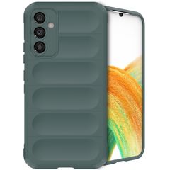 imoshion EasyGrip Back Cover für das Samsung Galaxy A34 (5G) - Dunkelgrün