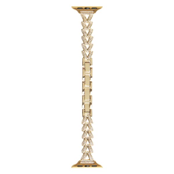 iDeal of Sweden Delicate Chain Watch Band für Apple Watch | 38/40/41/42 mm - Gold Sparkle