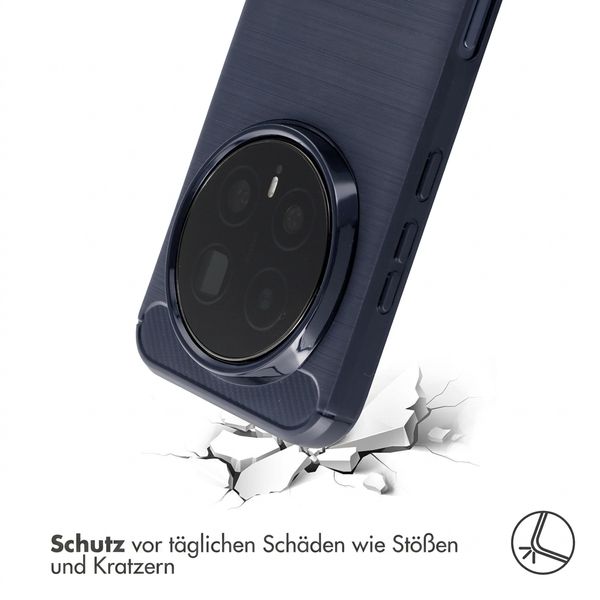 imoshion Brushed Back Cover Honor Magic8 Pro - Dunkelblau