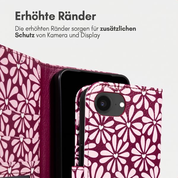 imoshion Design Klapphülle Apple iPhone 17e / 16e - Bloom Love Blush