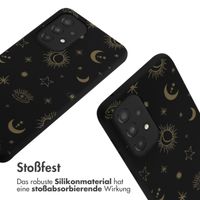 imoshion Silikonhülle design mit Band für das Samsung Galaxy A33 - Sky Black