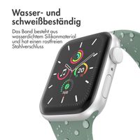 imoshion Silikon-Armband⁺ für  Apple Watch Series 1 t/m 11 / SE / Ultra (44/45/46/49 mm) - Größe M/L - Pine