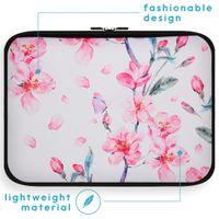 imoshion Universele Design Sleeve 13 Zoll - Blossom Watercolor White