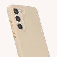 Selencia Rivièra Backcover mit MagSafe mit abnehmbaren Haken Samsung Galaxy S23 - Milky Latte