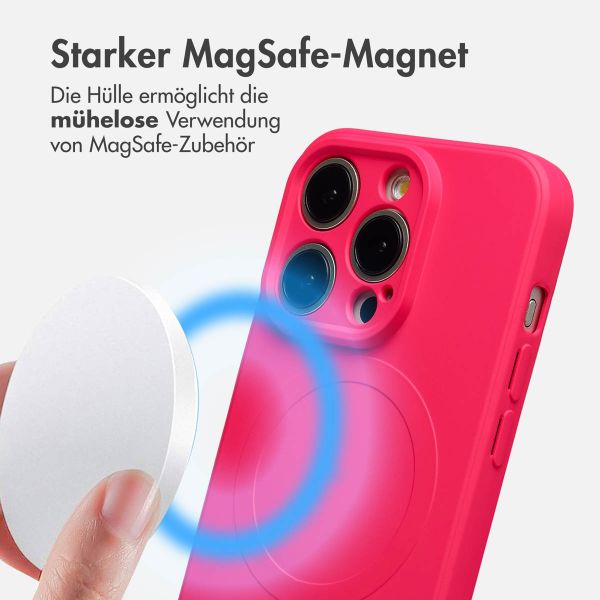 imoshion Color Back Cover mit MagSafe Apple iPhone 14 Pro - Neon Pink