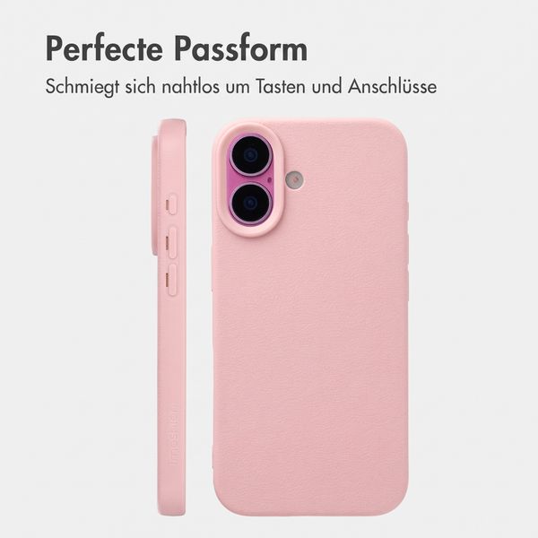 imoshion Texture Backcover Apple iPhone 16 - Rosa