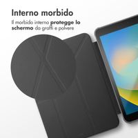 imoshion Origami Klapphülle Apple iPad 9 (2021) 10.2 Zoll / iPad 8 (2020) 10.2 Zoll / iPad 7 (2019) 10.2 Zoll - Schwarz