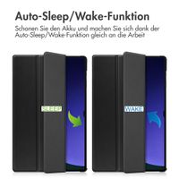imoshion Trifold Klapphülle Samsung Galaxy Tab S10 Ultra / Tab S9 Ultra - Schwarz