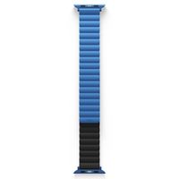 Uniq Revix doppelseitiges Armband für das  Apple Watch Series 1 t/m 9 / SE (38/40/41 mm) | Series 10 / 11 (42 mm) - Caspian (Blue/Black)