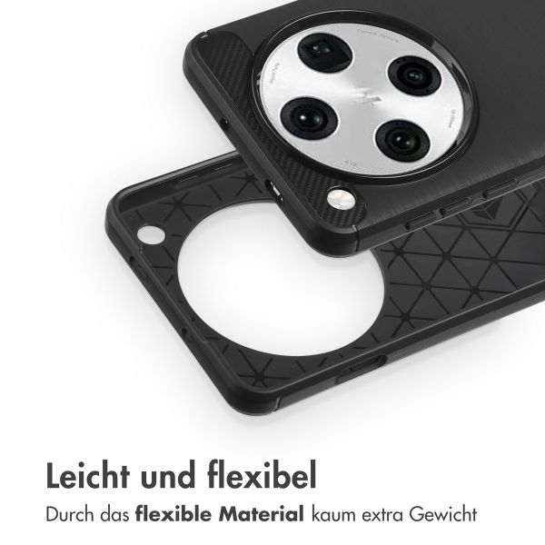 imoshion Brushed Back Cover für das Oppo Find X8 Pro - Schwarz