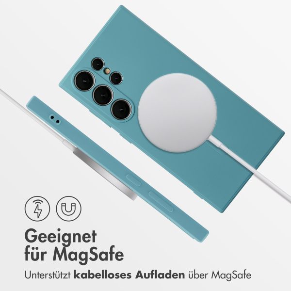 imoshion Color Back Cover mit MagSafe für das Samsung Galaxy S25 Ultra - Smoke Green