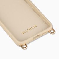 Selencia Rivièra Backcover mit MagSafe mit abnehmbaren Haken Samsung Galaxy S25 / S24 - Milky Latte