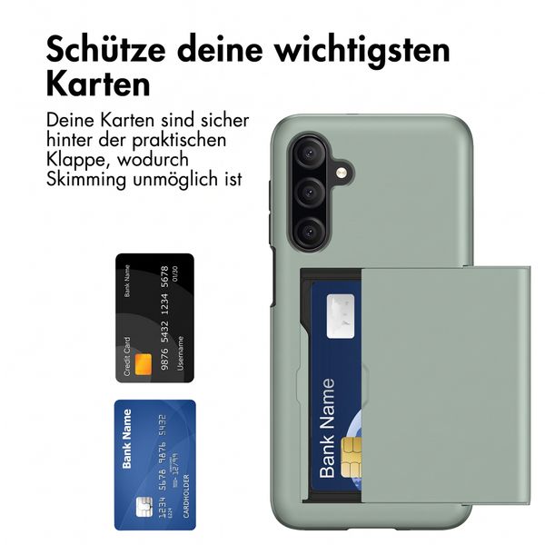 imoshion Backcover mit Kartenfach Samsung Galaxy A18 (4G) - Dunkelgrün