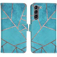 imoshion Design TPU Klapphülle für das Samsung Galaxy S23 Plus - Blue Graphic