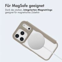 imoshion Transparente Bookcase mit MagSafe Apple iPhone 17 Pro - Beige
