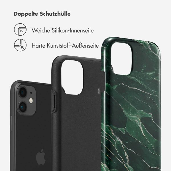 Selencia Vivid Tough Back Cover für das iPhone 11 - Chic Marble Quartz