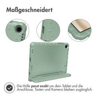 imoshion Schutzhülle mit Handgriff kindersicher für das Samsung Galaxy Tab A9 Plus - Olive Green