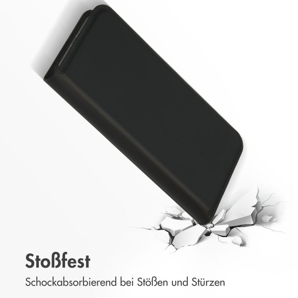 Accezz Premium Leather Slim Klapphülle für das iPhone 15 - Schwarz