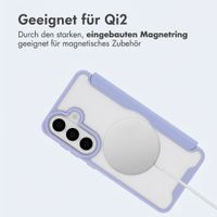 imoshion Transparente Bookcase mit MagSafe Samsung Galaxy S26 - Lila