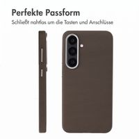 Accezz Mesh Backcover mit MagSafe Samsung Galaxy S25 / S24 - Braun