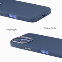Accezz Mesh Backcover mit MagSafe Apple iPhone 16 - Dunkelblau