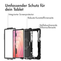 Accezz Robustes Back Cover mit Schultergurt Samsung Galaxy Tab S11 Ultra - Schwarz