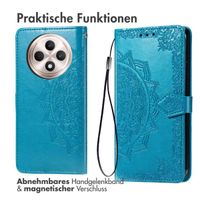 imoshion Mandala Klapphülle Oppo Reno 12F 5G - Türkis