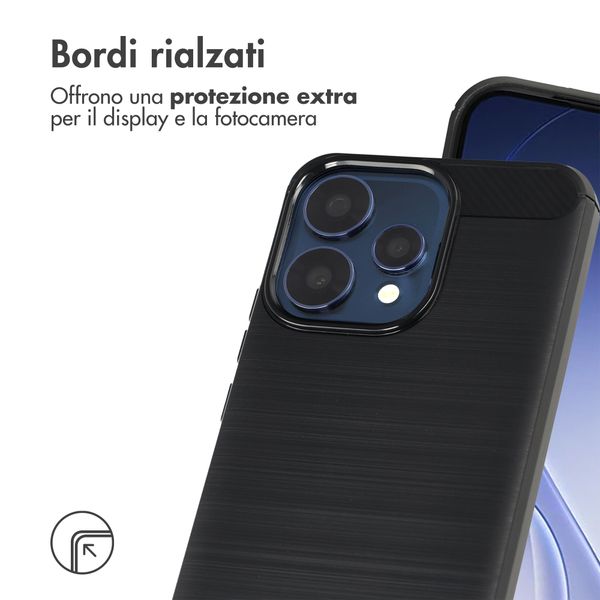 imoshion Brushed Back Cover Oppo Reno15 F (5G) - Schwarz