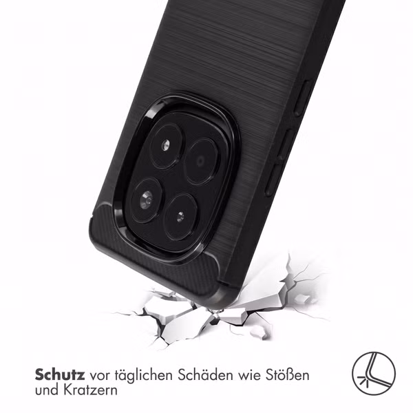 imoshion Brushed Back Cover Xiaomi Redmi Note 15 Pro (4G) - Schwarz