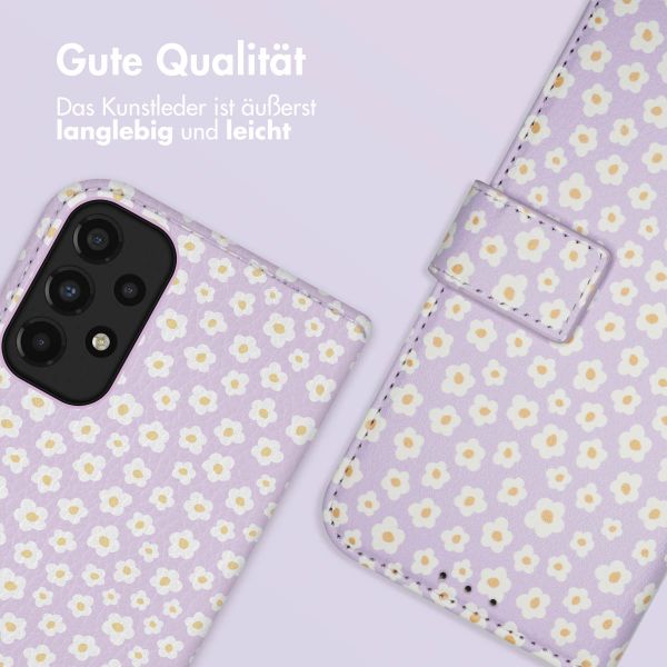 imoshion Design Klapphülle Samsung Galaxy A33 - White Daisy