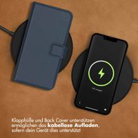 Accezz Premium Leather 2 in 1 Klapphülle für das Samsung Galaxy A54 (4G) - Dunkelblau