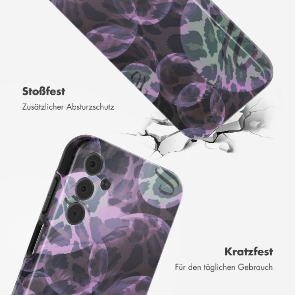 Selencia Vivid Back Cover Samsung Galaxy A15 (5G) - Leo Bubble Green