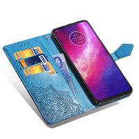 Mandala Klapphülle Türkis Motorola One Hyper