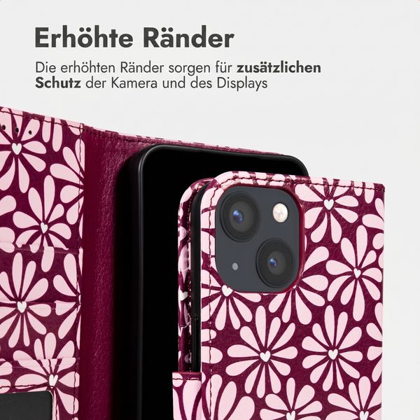 imoshion Design Klapphülle Apple iPhone 15 - Bloom Love Blush