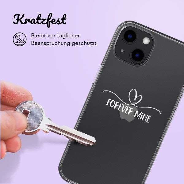 Hülle mit eigenem Foto und/oder Text Apple iPhone 13 - Sierlijk hartje