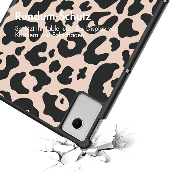 imoshion Design Trifold Klaphülle Lenovo Idea Tab Plus - Leopard