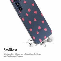 imoshion  Design Hülle für das Samsung Galaxy A16 - Dusty Rose Connected Hearts