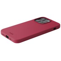 Holdit Silicone Case für das iPhone 15 Pro - Red Velvet