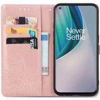 imoshion Mandala Klapphülle OnePlus Nord N10 5G - Rosé gold